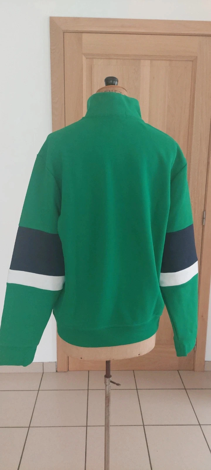 Sweat col camionneur Polo Ralph Lauren vert - Taille M – photo 5